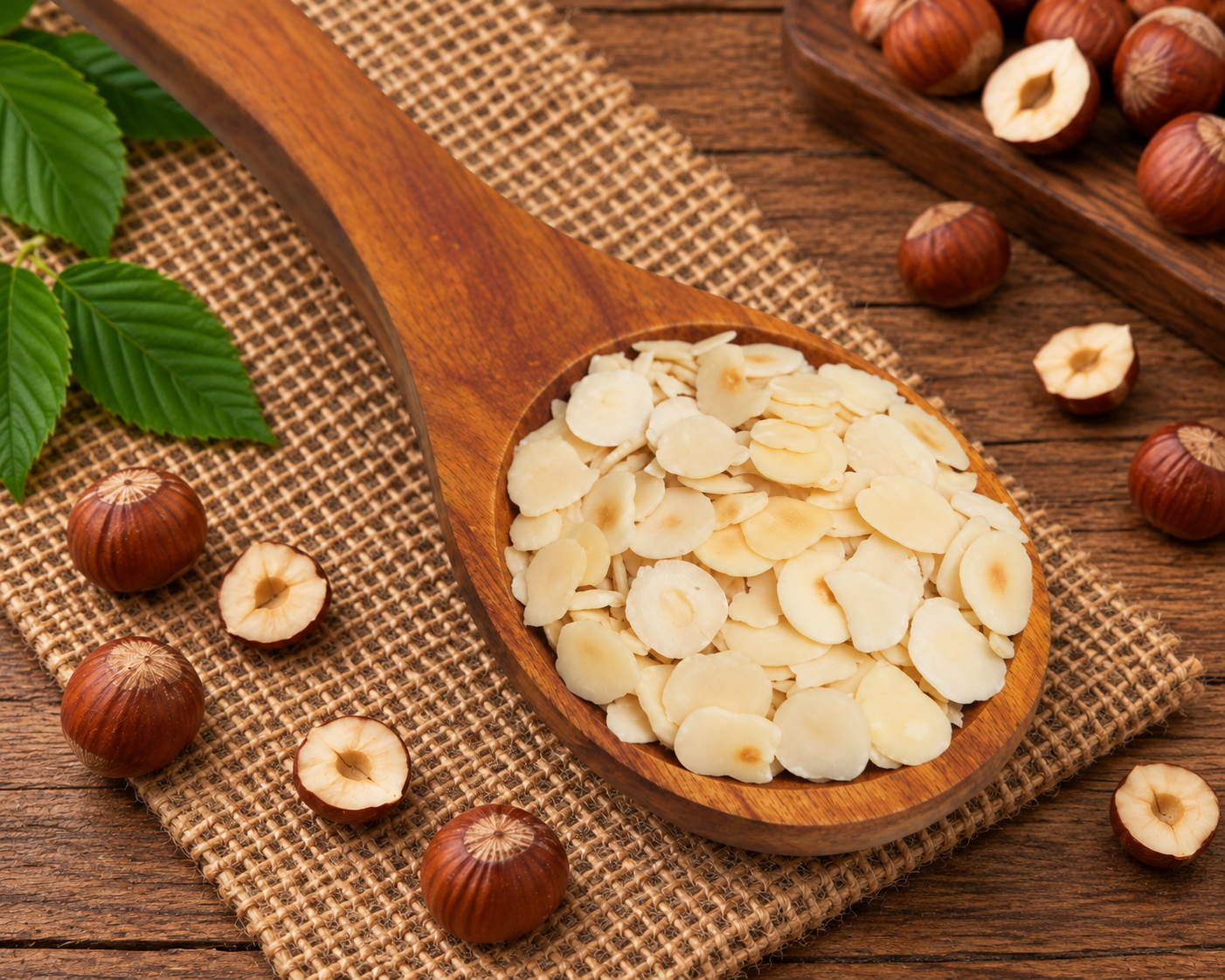 Hazelnut pieces