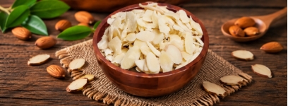Blanched almonds